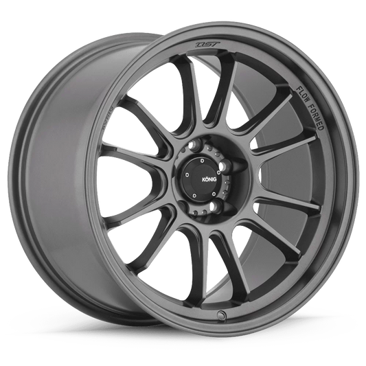 König Wheels Hypergram Rim Set Matte grey 15x8.5J ET25 for Mazda Mx-5 NA & NB